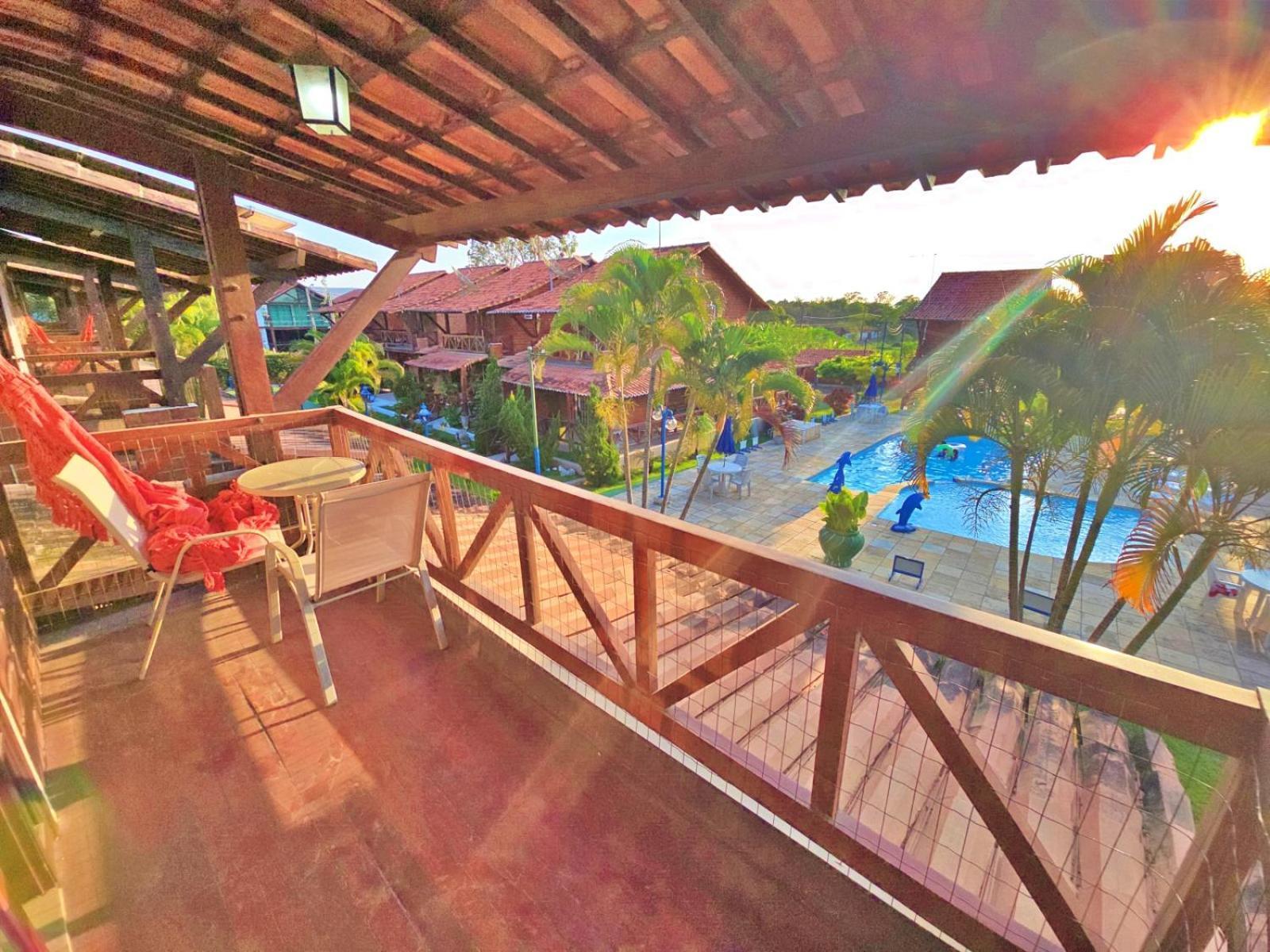 Chale Aconchegante Com Vista Piscina